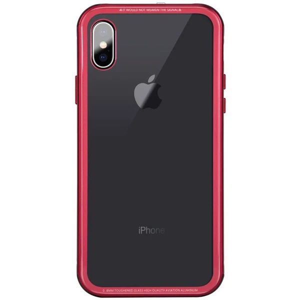 Скляний чохол SwitchEasy iGlass Red для iPhone X | XS
