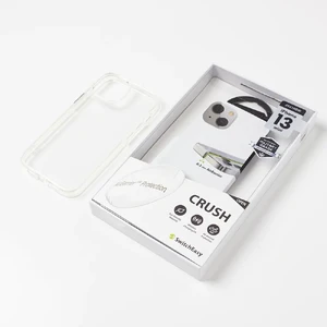 Противоударный чехол-накладка SwitchEasy Crush AirBarrier Shockproof Clear Case для iPhone 13 mini - Фото 5