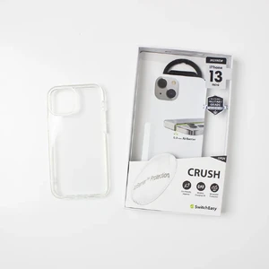 Противоударный чехол-накладка SwitchEasy Crush AirBarrier Shockproof Clear Case для iPhone 13 mini - Фото 7