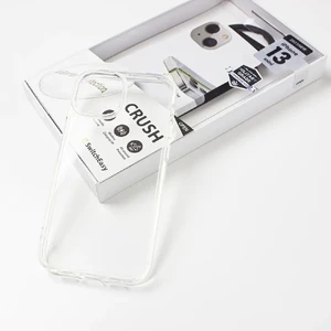 Противоударный чехол-накладка SwitchEasy Crush AirBarrier Shockproof Clear Case для iPhone 13 mini - Фото 6