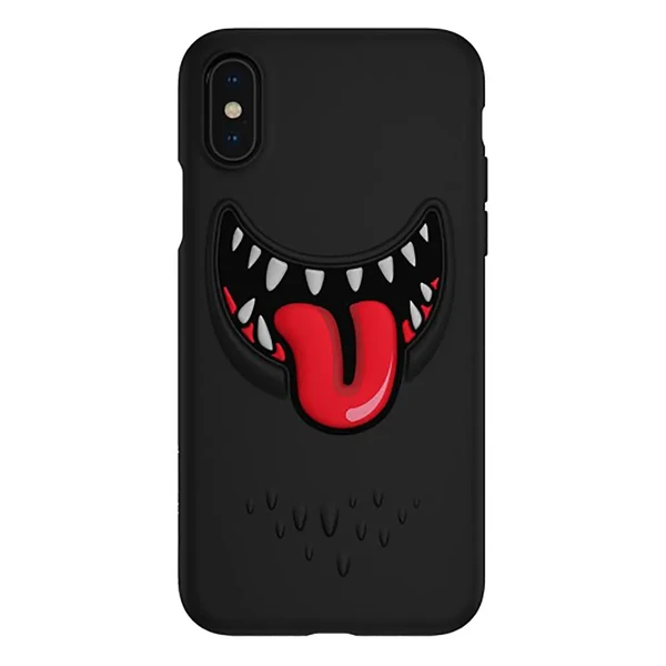 3D чохол SwitchEasy Monsters Black для iPhone X | XS у Дніпрі