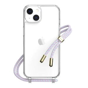 Протиударний чохол SwitchEasy Play Lanyard Shockproof Clear Case Angel для iPhone 14 | 13