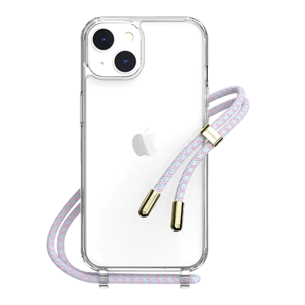Протиударний чохол SwitchEasy Play Lanyard Shockproof Clear Case Angel для iPhone 14 | 13