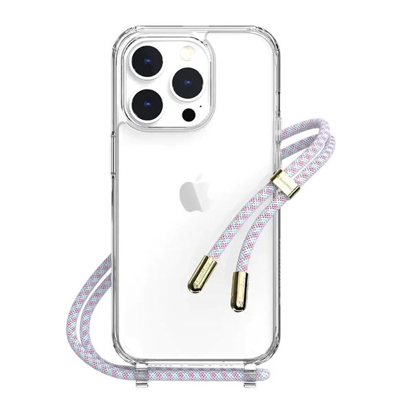Противоударный чехол SwitchEasy Play Lanyard Shockproof Clear Case Angel для iPhone 14 Pro в Одессе