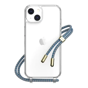 Протиударний чохол SwitchEasy Play Lanyard Shockproof Clear Case Ocean для iPhone 14 | 13