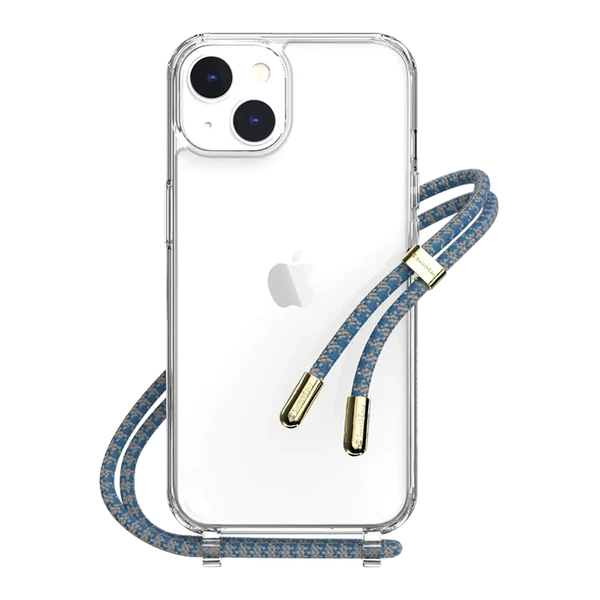 Протиударний чохол SwitchEasy Play Lanyard Shockproof Clear Case Ocean для iPhone 14 | 13