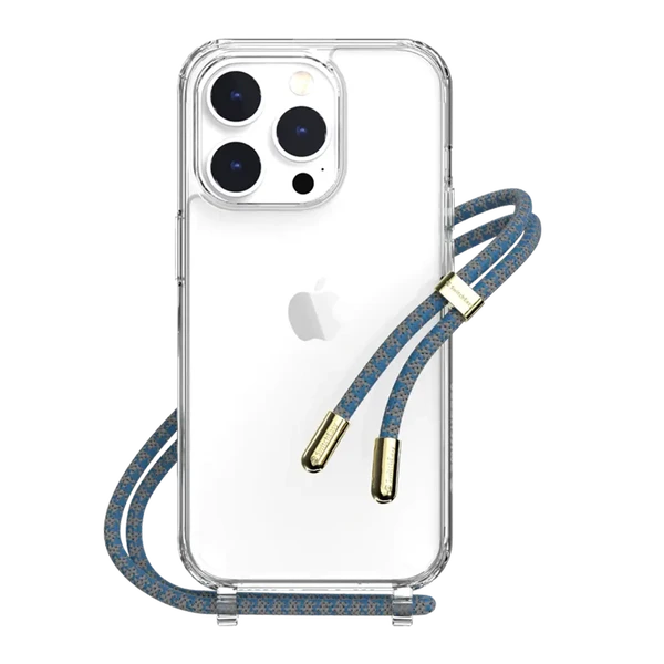 Противоударный чехол SwitchEasy Play Lanyard Shockproof Clear Case Ocean для iPhone 14 Pro в Одессе