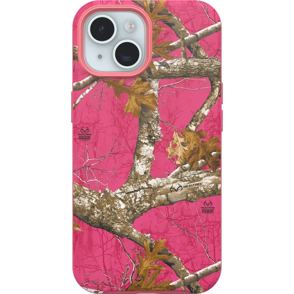 Захисний чохол Otterbox Symmetry Series MagSafe Realtree Flamingo Pink (Camo Graphic) для iPhone 16e
