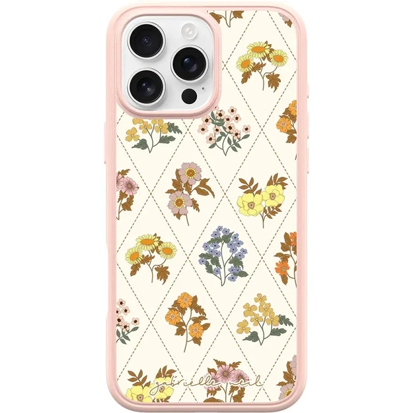 Чохол Otterbox Symmetry Series Gabrielle Neil Collection MagSafe Stitched Floral (Pink) для iPhone 16 Pro Max