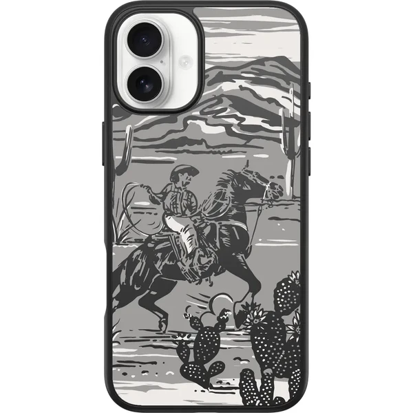 Чохол Otterbox Symmetry Series Western Noir Collection MagSafe Midnight Ride (Black) для iPhone 16 Plus
