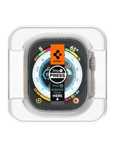 Защитная пленка Spigen EZ FIT Glas.tR Screen Protector 2-pack для Apple Watch Ultra 49mm - Фото 4
