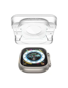Защитная пленка Spigen EZ FIT Glas.tR Screen Protector 2-pack для Apple Watch Ultra 49mm - Фото 2