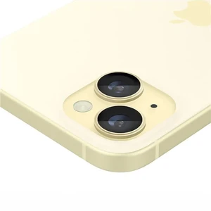 Стекло на камеру Spigen Optik Pro Yellow для iPhone 15 | 15 Plus | 14 | 14 Plus (2 шт.) - Фото 2