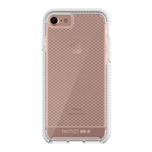 Протиударний чохол Tech21 Evo Check Clear | White для iPhone SE 3 | SE 2 | 8 | 7