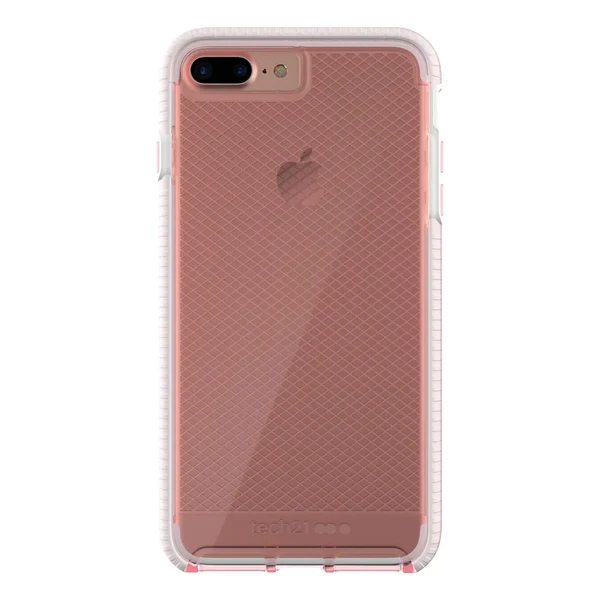 Протиударний чохол Tech21 Evo Check Rose Tint | White для iPhone 7 Plus | 8 Plus у Тернополі