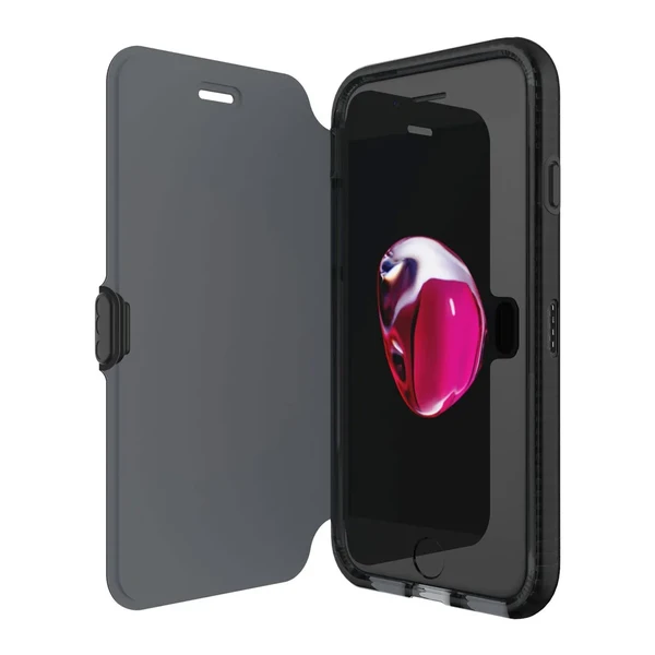 Протиударний чохол Tech21 Evo Wallet Black для iPhone SE 3 | SE 2 | 8 | 7