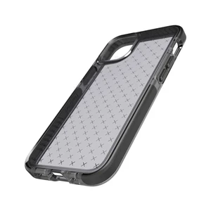 Чорний силіконовий чохол Tech21 Evo Check Smokey Black для iPhone 12 mini - Фото 2