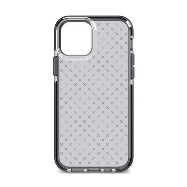 Чорний силіконовий чохол Tech21 Evo Check Smokey Black для iPhone 12 Pro Max