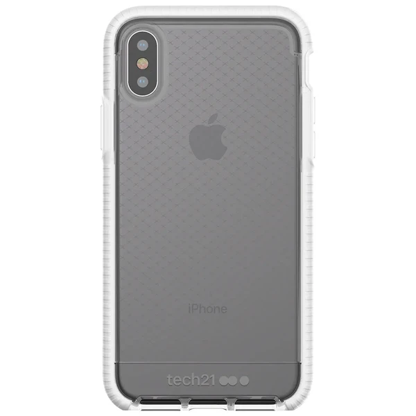 Протиударний чохол Tech21 Evo Check Clear | White для iPhone X | XS
