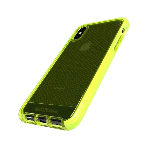 Протиударний чохол Tech21 Evo Check Neon Yellow для iPhone XR у Тернополі