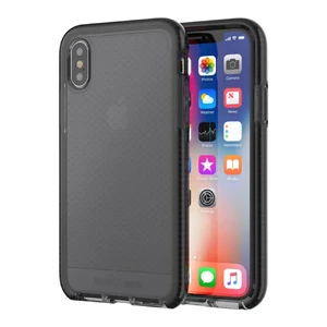 Противоударный чехол Tech21 Evo Check Smokey | Black для iPhone X | XS - Фото 10