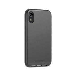 Захисний чохол Tech21 Evo Luxe Faux Leather Black для iPhone XR - Фото 2