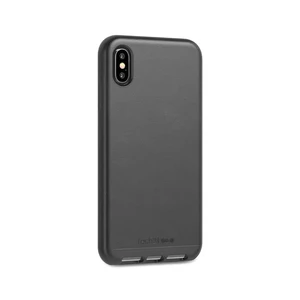 Защитный чехол Tech21 Evo Luxe Faux Leather Black для iPhone XS Max - Фото 5