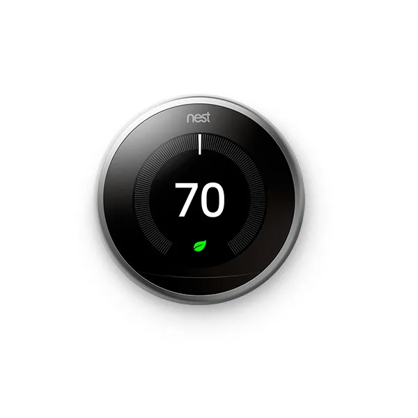 Беспроводной термостат Nest Learning Thermostat 3rd Gen Stainless Steel