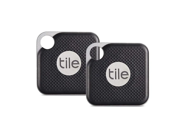 Брелок Tile Pro Replaceable Battery 2-Pack для поиска вещей Black