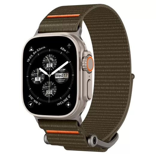 Нейлоновий ремінець Spigen DuraPro Flex Ultra Khaki для Apple Watch Ultra 49mm | 45mm | 44mm | 42mm у Кропивницькому