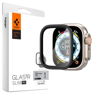 Защитное стекло Spigen Screen Protector Glas.tR Slim Pro Black для Apple Watch Ultra 49mm - Фото 9
