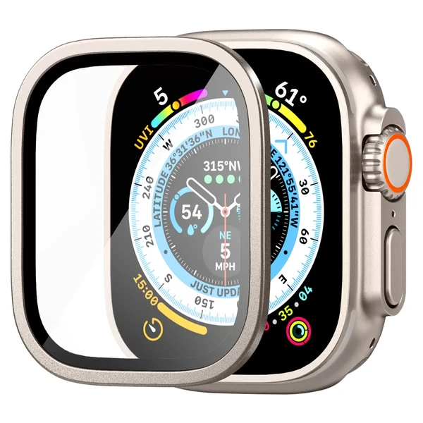 Захисне скло Spigen Screen Protector Glas.tR Slim Pro Titanium для Apple Watch Ultra 49mm в Сумах
