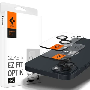Защитное стекло на камеру Spigen Optik Pro Black для iPhone 15 | 15 Plus | 14 | 14 Plus (2 шт.)