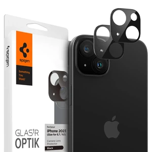 Защитное стекло на камеру Spigen Optik Lens Protector Black для iPhone 15 | 15 Plus (2 шт.) AGL06917 - Фото 1
