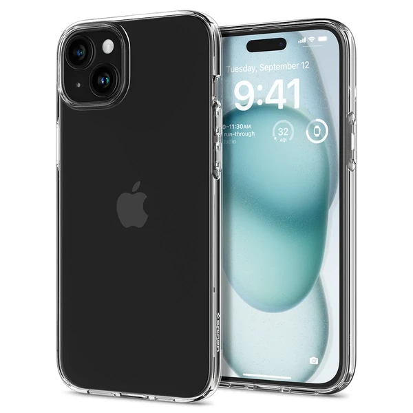 Прозорий чохол Spigen Liquid Crystal Clear для iPhone 15 в Одесі