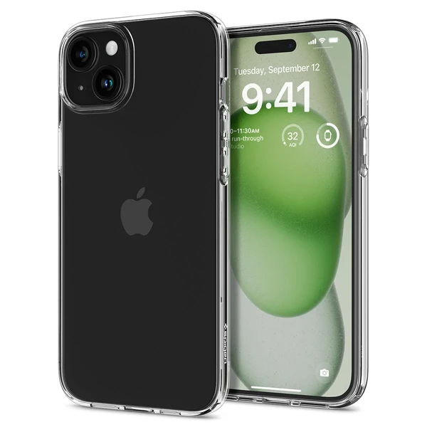 Прозрачный чехол Spigen Liquid Crystal Clear для iPhone 15 Plus в Ужгороде