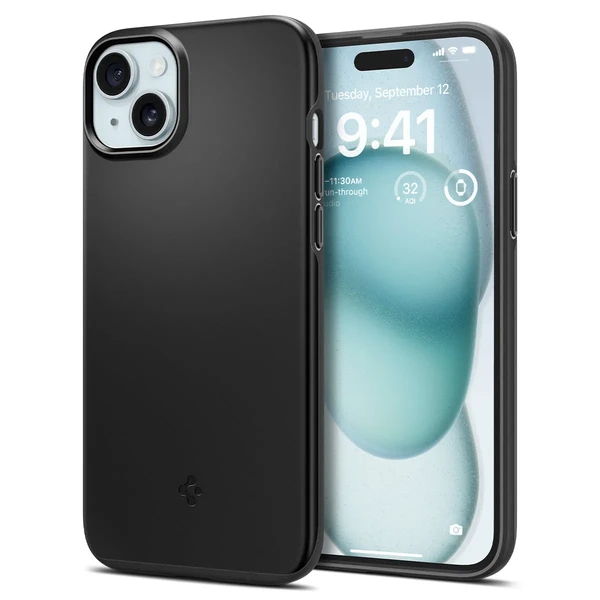 Захисний чохол Spigen Thin Fit Black для iPhone 15 в Одесі