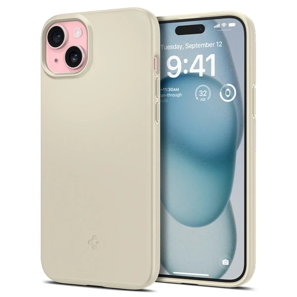 Захисний чохол Spigen Thin Fit Mute Beige для iPhone 15 в Одесі