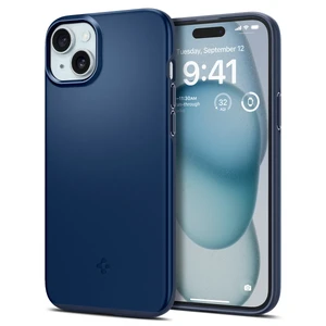 Захисний чохол Spigen Thin Fit Navy Blue для iPhone 15 Plus ACS06640 - Фото 1