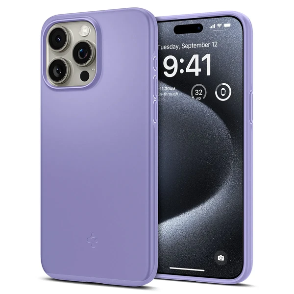 Захисний чохол Spigen Thin Fit Iris Purple для iPhone 15 Pro в Сумах