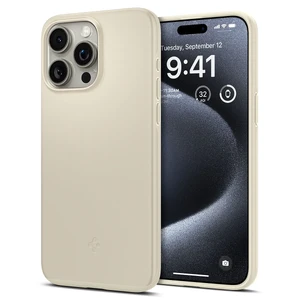 Защитный чехол Spigen Thin Fit Mute Beige для iPhone 15 Pro ACS06694 - Фото 1