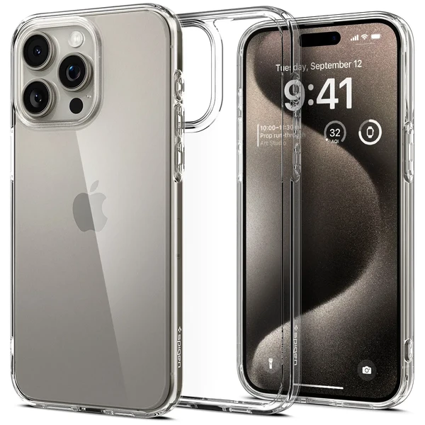 Захисний чохол Spigen Ultra Hybrid Crystal Clear для iPhone 15 Pro Max в Сумах