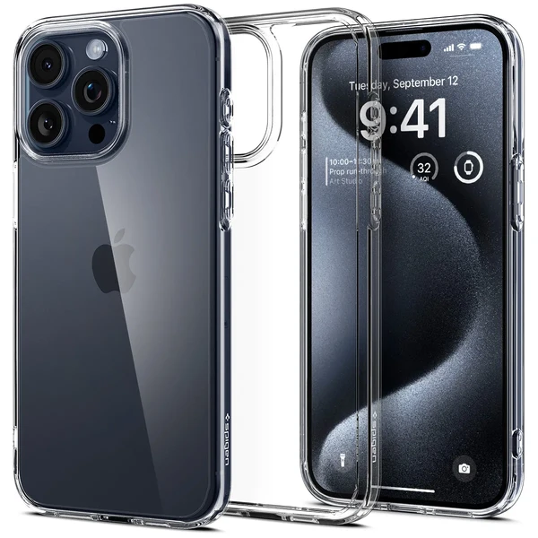 Захисний чохол Spigen Ultra Hybrid Crystal Clear для iPhone 15 Pro