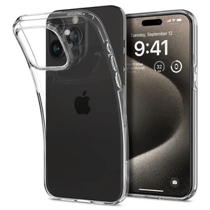 Прозрачный чехол Spigen Liquid Crystal Clear для iPhone 15 Pro Max ACS06557 - Фото 1