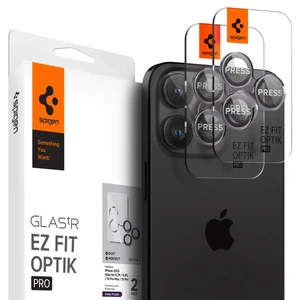 Защитное стекло на камеру Spigen Optik Pro Deep Purple для iPhone 15 Pro | 15 Pro Max | 14 Pro | 14 Pro Max (2 шт.) AGL05597 - Фото 1