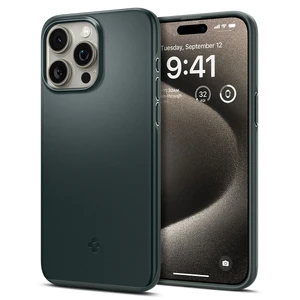 Захисний чохол Spigen Thin Fit Abyss Green для iPhone 15 Pro Max ACS06548 - Фото 1