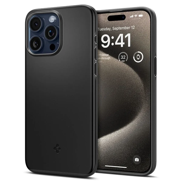 Захисний чохол Spigen Thin Fit Black для iPhone 15 Pro Max в Сумах