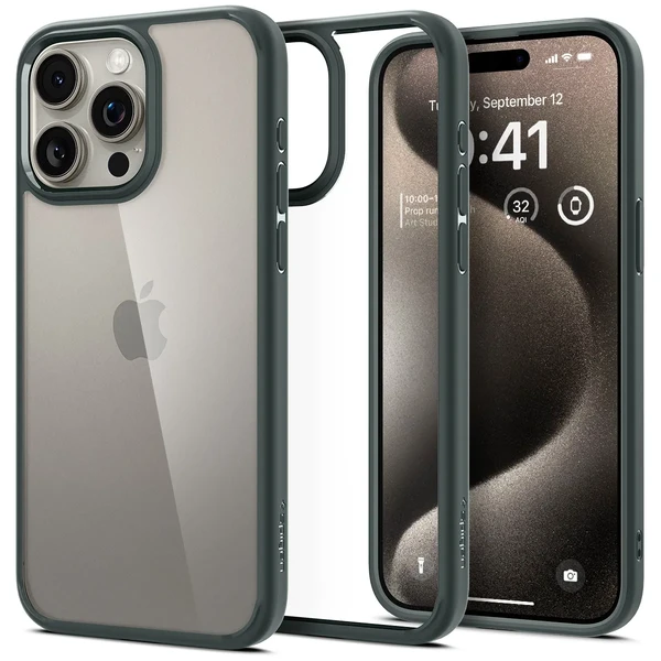 Захисний чохол Spigen Ultra Hybrid Abyss Green для iPhone 15 Pro Max у Тернополі