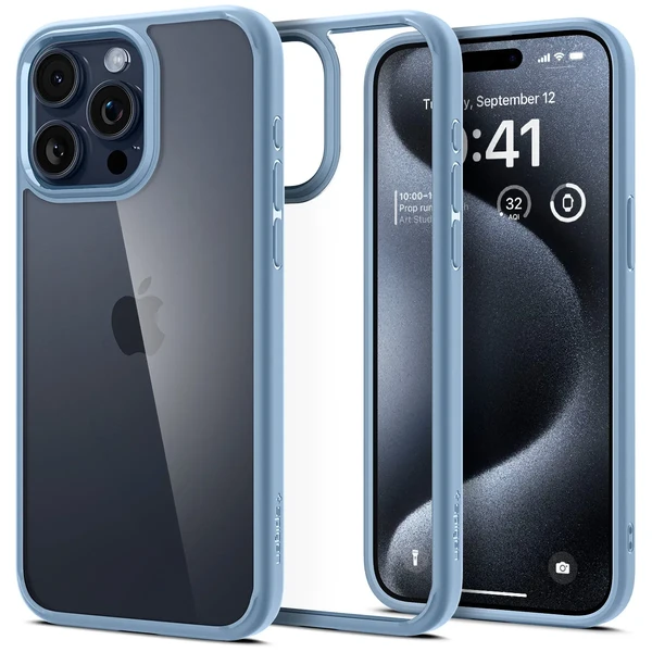 Захисний чохол Spigen Ultra Hybrid Sierra Blue для iPhone 15 Pro Max