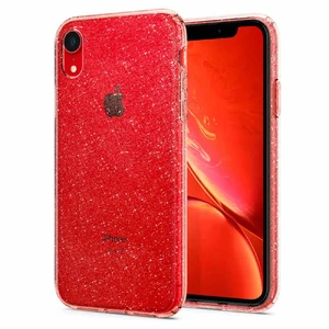 Захисний чохол Spigen Liquid Crystal Glitter Rose Quartz для iPhone XR - Фото 6